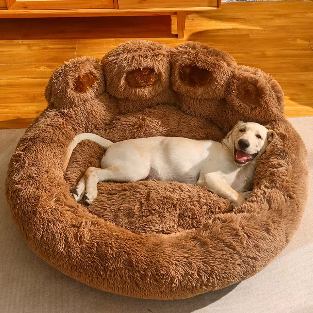 Woolpaw© Weiches Pfoten-förmiges Hundebett – Der perfekte Rückzugsort für deinen Hund!