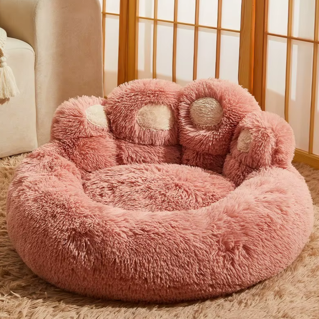 Woolpaw© Weiches Pfoten-förmiges Hundebett – Der perfekte Rückzugsort für deinen Hund!