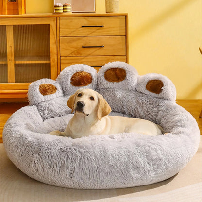 Woolpaw© Weiches Pfoten-förmiges Hundebett – Der perfekte Rückzugsort für deinen Hund!