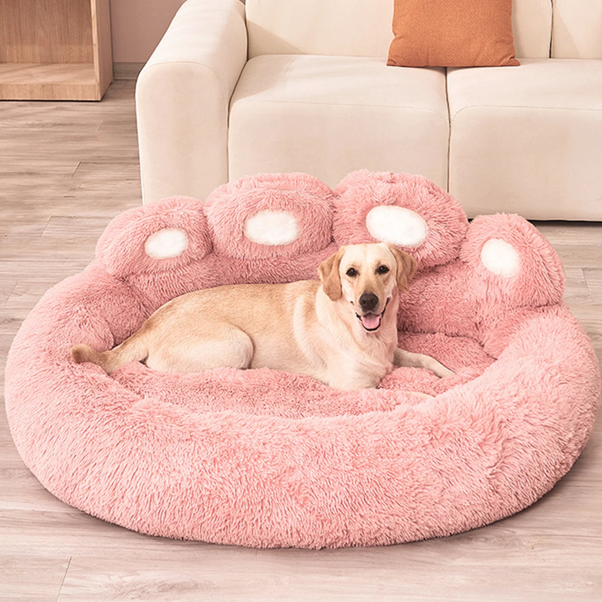 Woolpaw© Weiches Pfoten-förmiges Hundebett – Der perfekte Rückzugsort für deinen Hund!