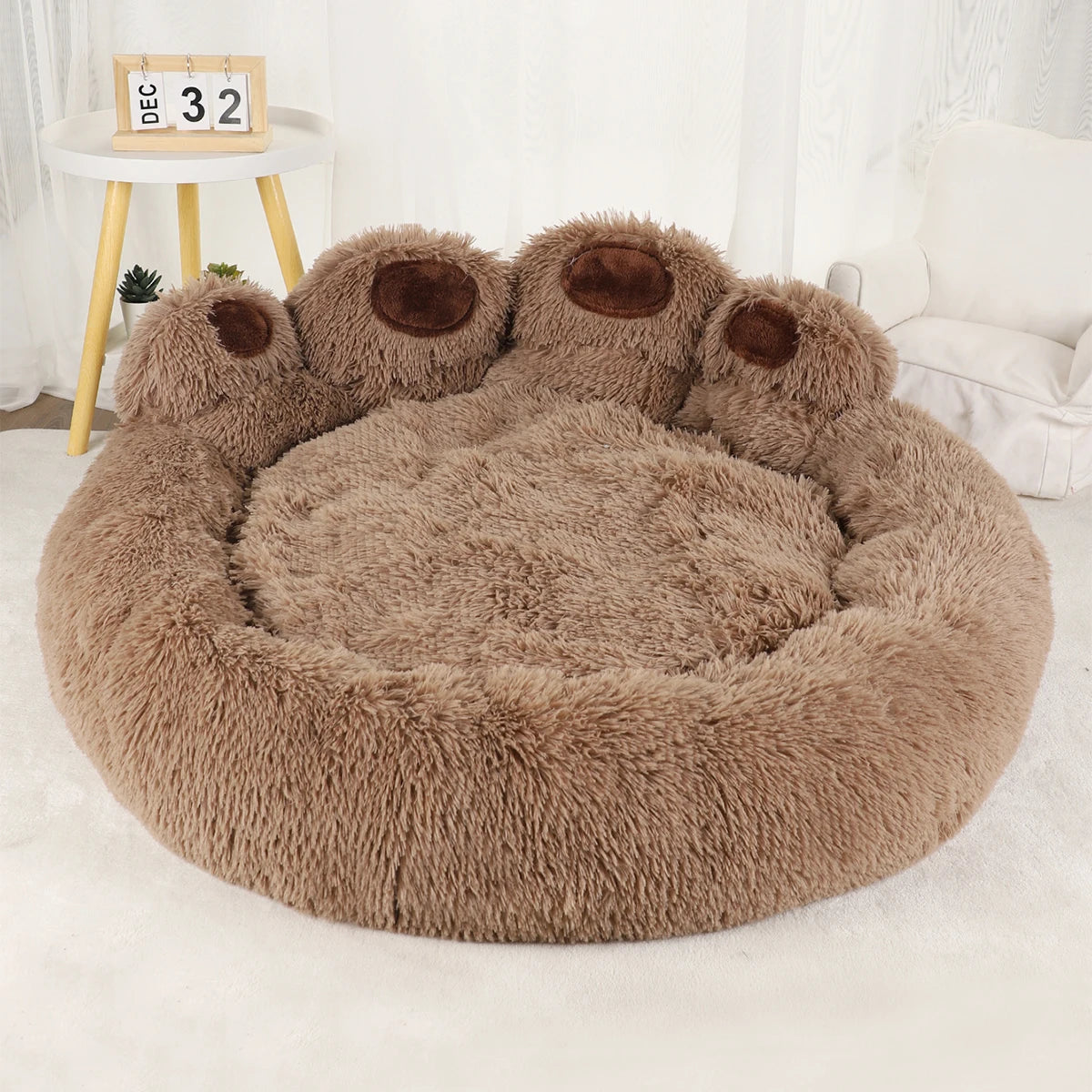 Woolpaw© Weiches Pfoten-förmiges Hundebett – Der perfekte Rückzugsort für deinen Hund!